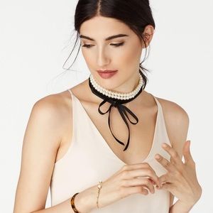 NWT BAUBLEBAR Pearl Wrap Chocker Necklace